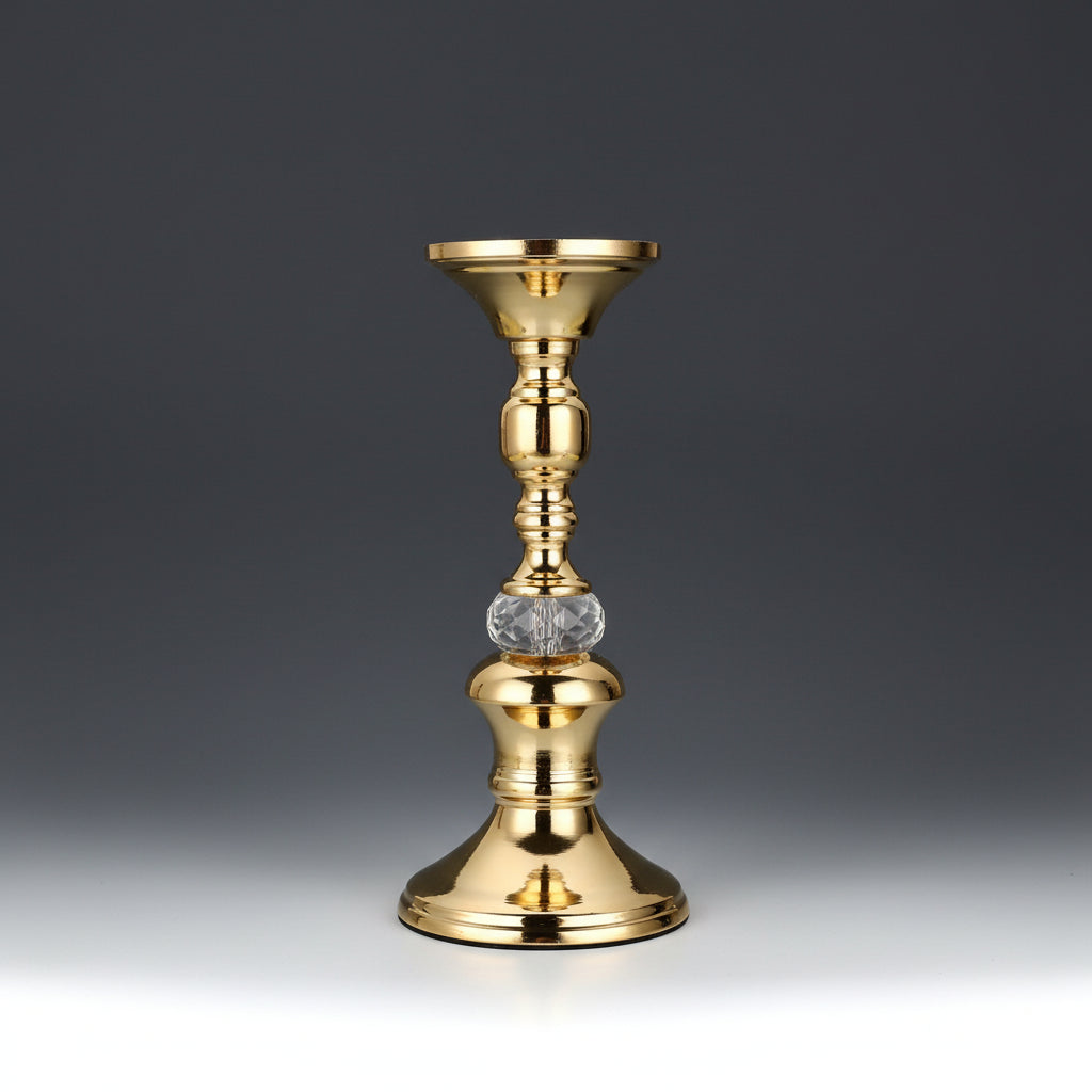 Crystal Gold Candle Holders