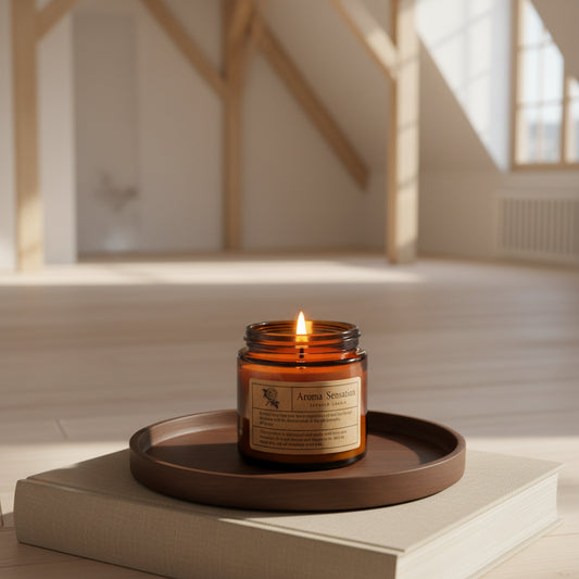 Scented Soy Wax Candle in Glass