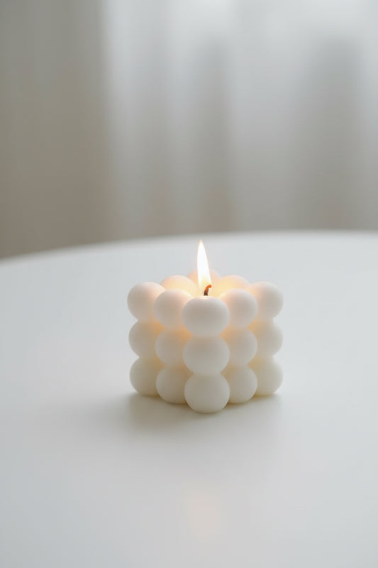 Scandinavian Bubble Candle