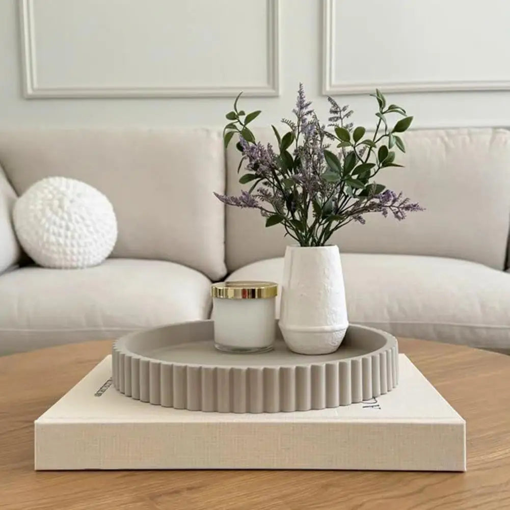 Fluted Decorative Tray