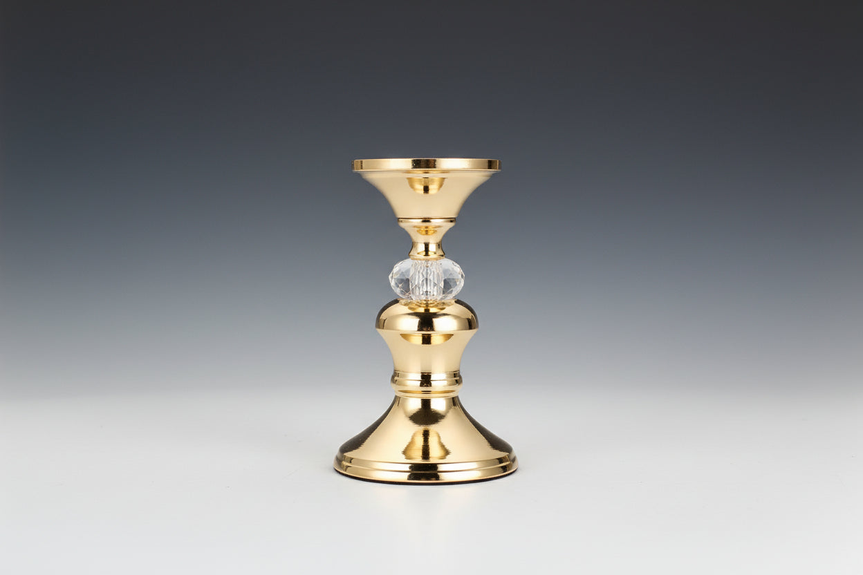 Crystal Gold Candle Holders