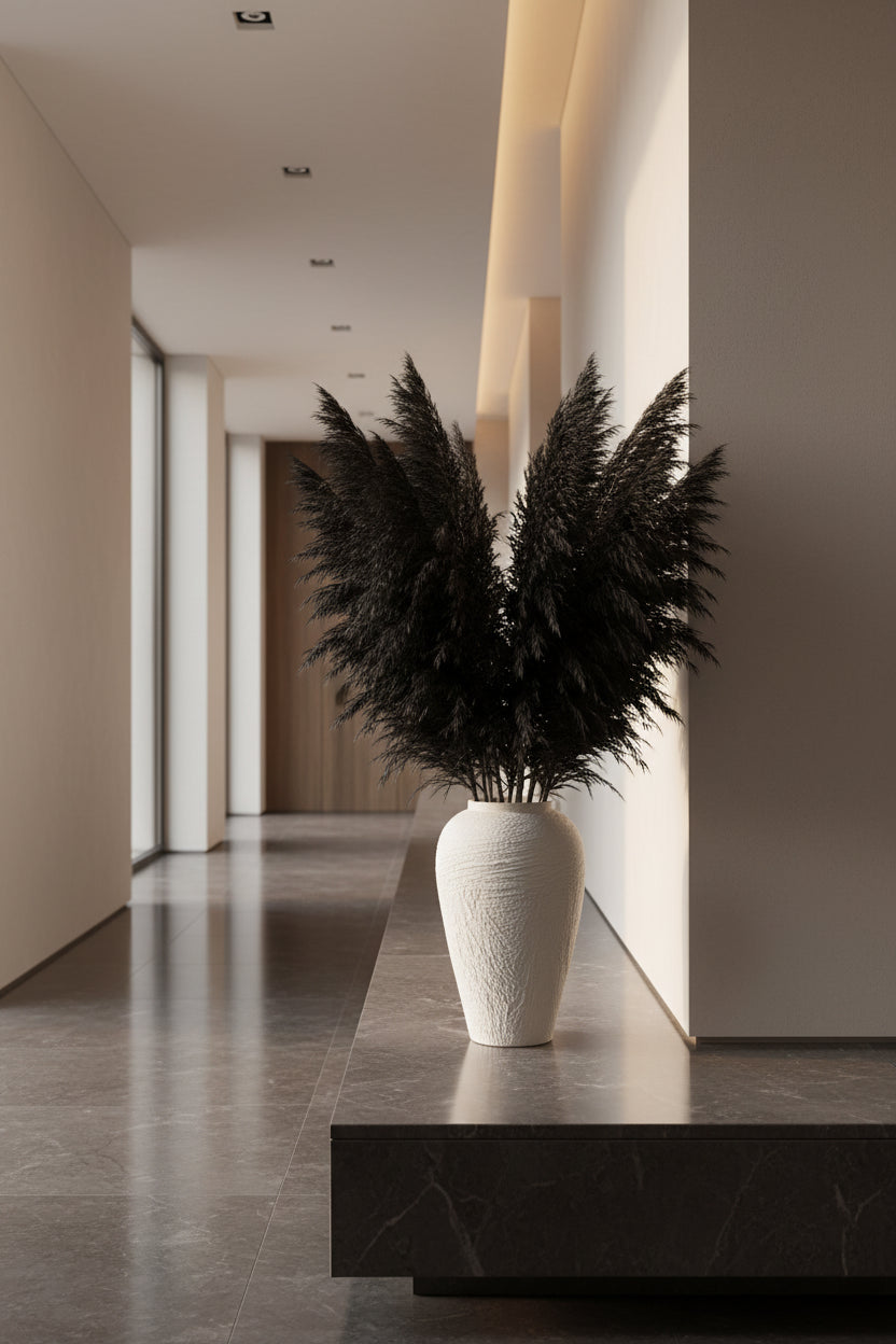 Textured Stone Ceramic Vase