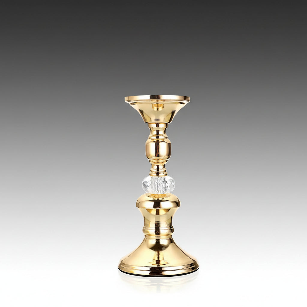Crystal Gold Candle Holders